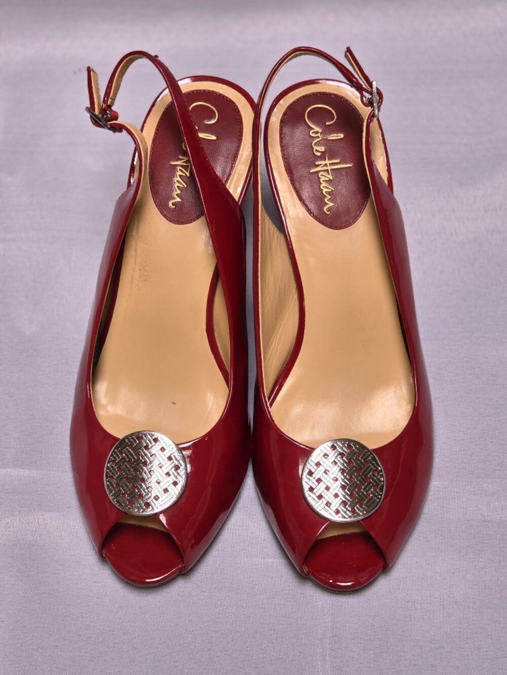 Cole Haan Red Patent Leather Heels